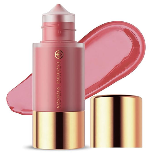 YOUNG VISION Liquid Blush Drops, Highly Pigmented Matte Cheek Tint, Easy Blending for Natural Radiant Cheek blusher Makeup,Lightweight, Long Lasting