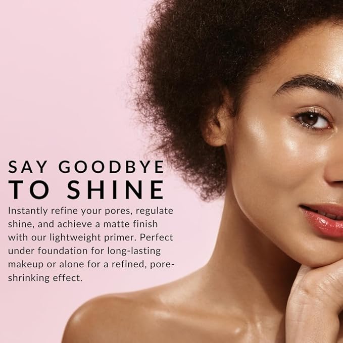 Shine Away Oil Blotting Primer by Flori Roberts, Long Lasting Oil and Shine Control, Flawless Complexion for Women of Color or Darker Skin Tones