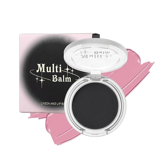 Black Cream Blush, Color Changing For Cheeks & Lips Balm Tint Black Clear Crystal Blush, Color Change pH Magic Waterproof Gel Cheek Blendable Multi-Use Balm