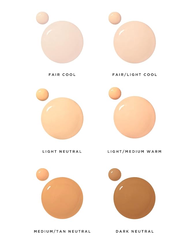HALEYS Skin Tint Set (Dark Neutral): Re-invent Sheer Tinted Marula Oil, Skin Tint, Tinted BB Moisturizer, Face Oil, Hydrating Glowing Skin, Brilliant Kabuki Brush, Streak-free Blending, Buff, Blurs
