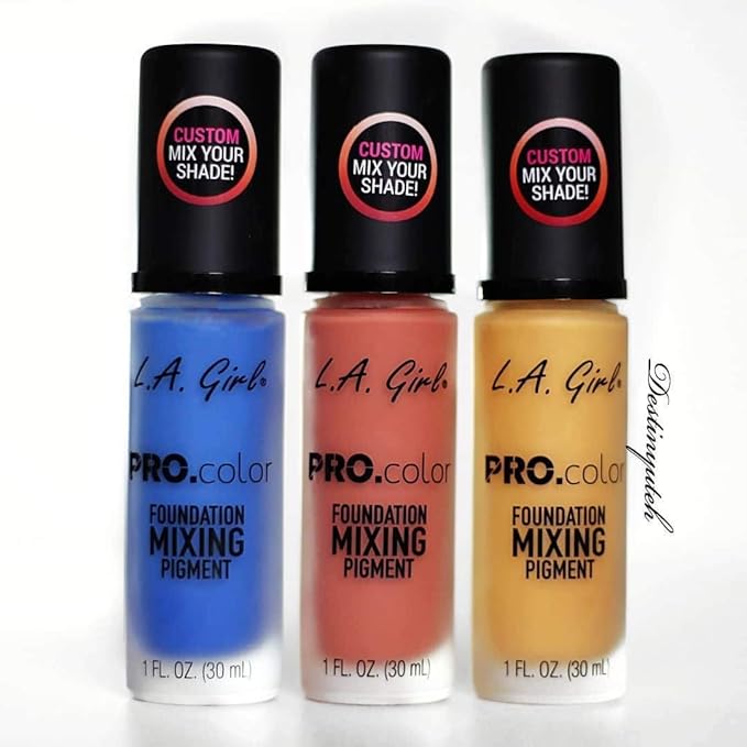 L.A. Girl PRO.color Foundation Mixing Pigment, Orange GLM713 (Pack of 3)
