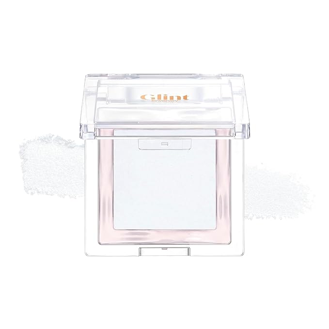 Glint Baked Blush (Cotton Melts, 0.08oz) - Long-Lasting, All-Day Face Blush Powder for a Natural Look. Korean Skin Care, Korean Makeup. Blendable Color for Eyes, Cheeks & Body.