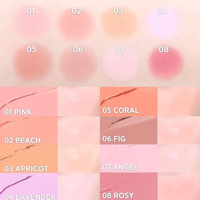 BBIA Last Blush #04 CORAL BLOSSOM + Ready To Wear Downy Cheek Cream Blush #05 DOWNY CORAL Bundle SET