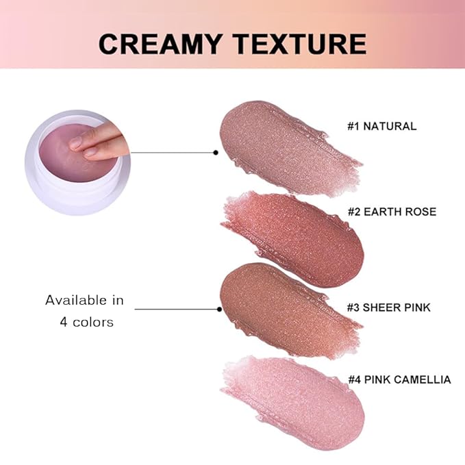 Multi Glow Balm - Hydrating, Lightweight, and Blendable Creamy Blush for Cheeks, Lips, and Eyes, Radiant Skin Finish (#2 Earth Rose, 1Pc)