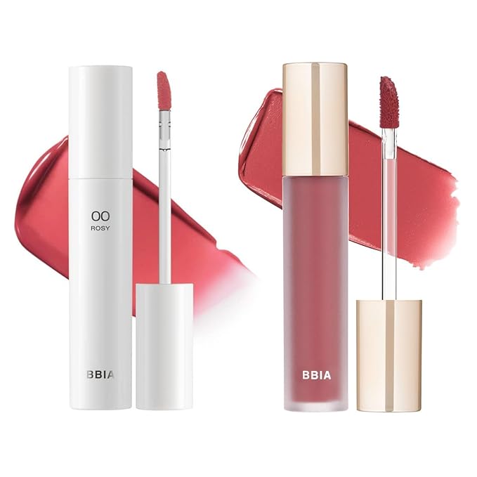 BBIA Glow Lip Tint (#00 ROSY) + Last Velvet Tint (V11 CALM BOSS) Bundle SET