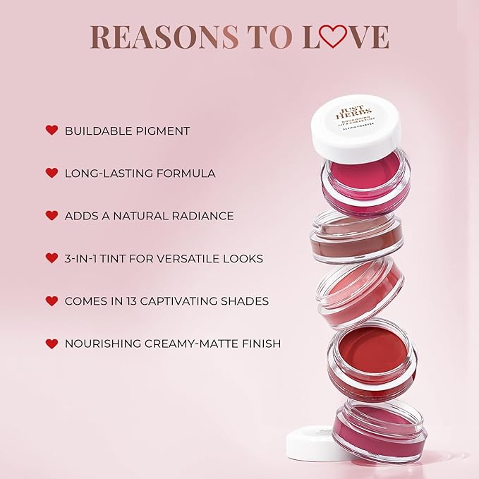 Organic Creamy Matte 3 in 1 Lip & Cheek Tint, Blush For Women - SLS,Chemical & Paraben Free - 0.14 fl. oz. (Mahogany)