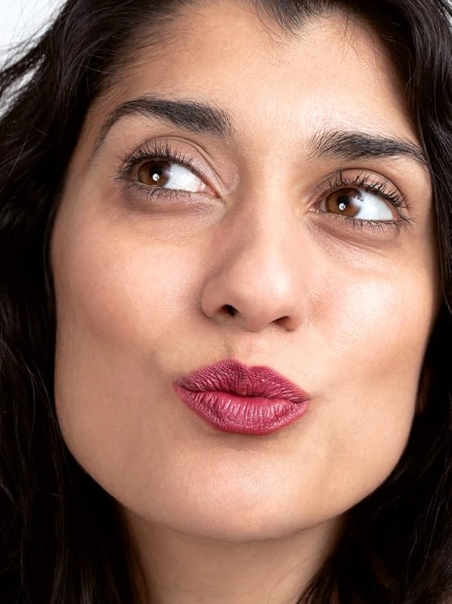 Natural Matte Lip Stain in MOSCOW - Organic Lips Vegan Gloss Lip Stain Long Lasting | Jojoba Oil, Lipstick Cruelty-Free