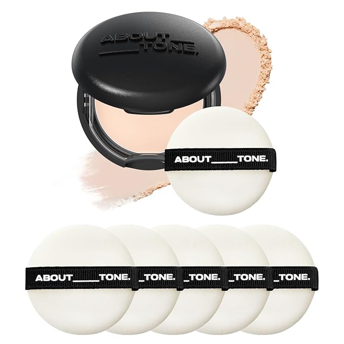 Blur Powder Pact 2.5 IVORY + Powder Pact Puff 5P BUNDLE SET