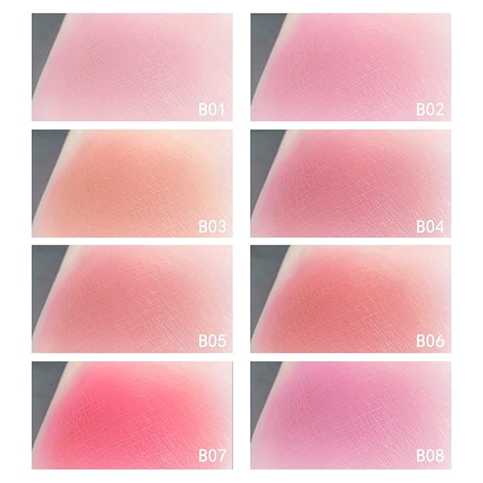 LAMUSELAND 8 Colors Soft Velvet Blush Matt Lasting Blusher (B06 TORRID)