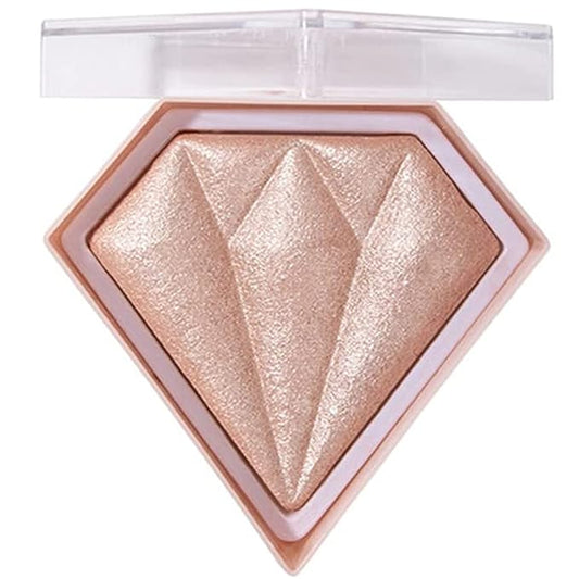 AKARY Face Glitter Blush Pink Shimmer Highlighter Blusher Powder Makeup Cosmetics Facial Contour Corrector Shine Rouge (#04 Ginger Colors)