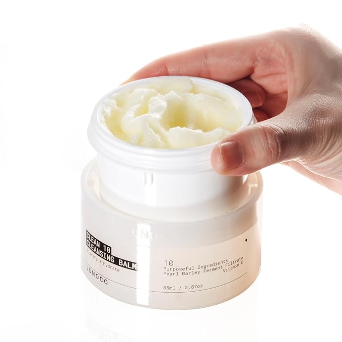 JUNO & Co. JADE Clean10 Cleansing Balm - Makeup Remover Balm - Effortlessly Removes Makeup & SPF - 2.87oz Makeup Remover Balm Set
