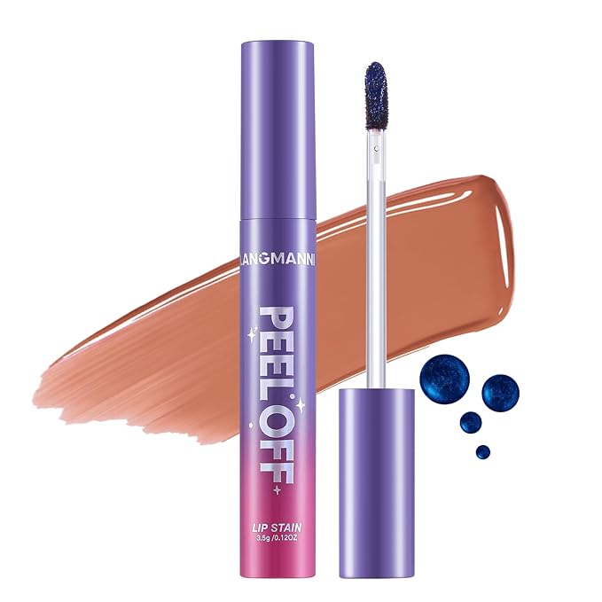 Jolilab Quick Lip Stain Peel Off,Wipe Off,Waterproof,Transfer proof,Highly Pigmented,Ultra Long Lasting Peel Off Lip Makeup With Matte finish for All-day Wear.(#05 Caramel Brown)