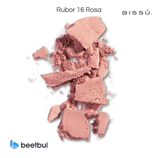 Bissú Blush 4g c/u, Intense Pigmentation, Soft Texture, Matte and Satin Finishes (16 Pink)