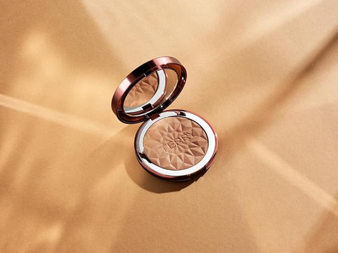 By Terry Tea To Tan Sun Bronzer, Hydrating & Smoothing Skincare-Infused Bronzing Powder, Vegan Formula, 2 Medium Bronze