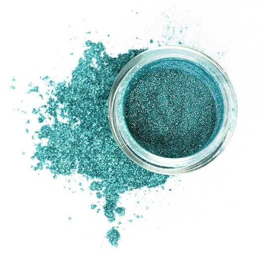 Mehron Makeup Precious Gem Loose Pigment Shimmering Eye Powder (.17 oz) (Turquoise)