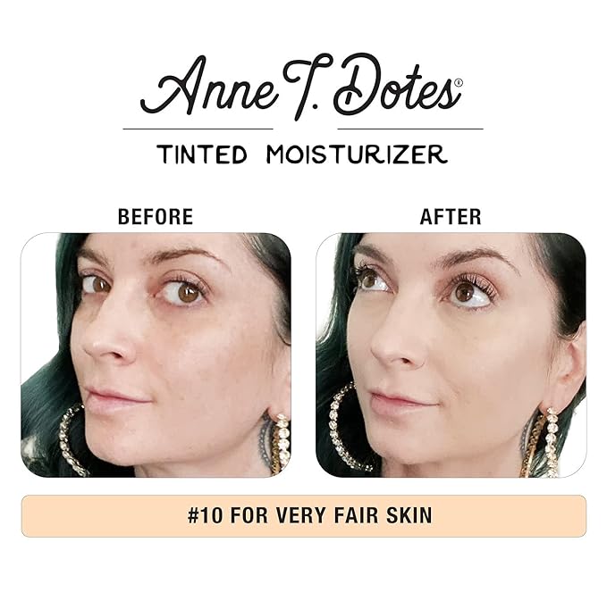 theBalm Anne T. Dotes Tinted Moisturizer, 10 (For Very Fair Skin), 1 fl. oz.,7168