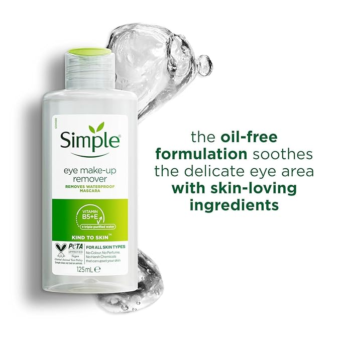 Simple Kind To Eyes Eye Make Up Remover 125 ml