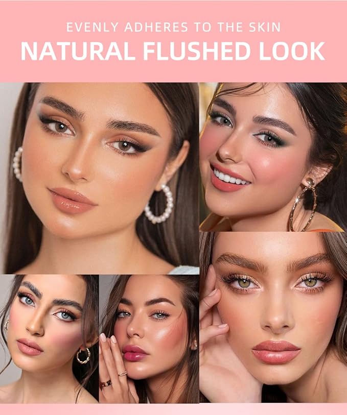 Liquid Blush Makeup, Weightless and Blendable Liquid Blush Wand for Cheeks - Long-Lasting Skin Tint Makeup with Natural-Looking, Radiant Glow - Perfect for Creating Soft and Healthy Flush (01# MORNING ROSE)