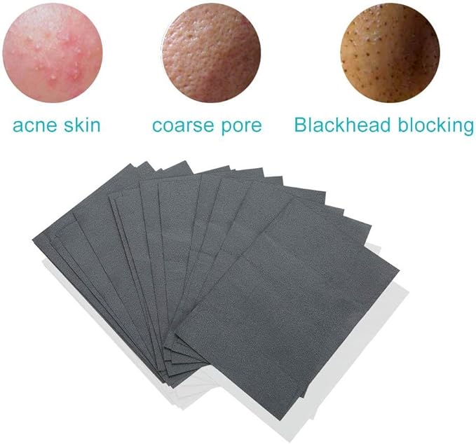 Oil Control Paper, 80Pcs/pack Men Blotter Face Oil Control Absorbing Paper Blotting Tissues, Oil Blotting Paper Sheets, Oil Absorbing Facial Sheets, Portable Blotting Papers for Face and Nose