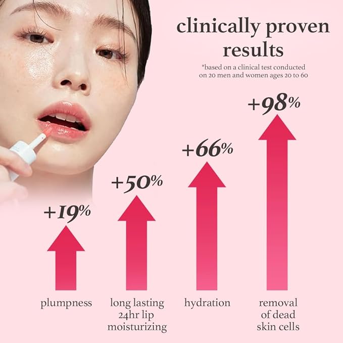 NOONI Korean Hydrating Lip Oil - Appleberry | Long-Lasting, Moisturizing, Plumping, Revitalizing for Dry Lips, Waterproof, No Peel Off, Hydrating, Nourishing Crystal Clear, 0.12 FL Oz