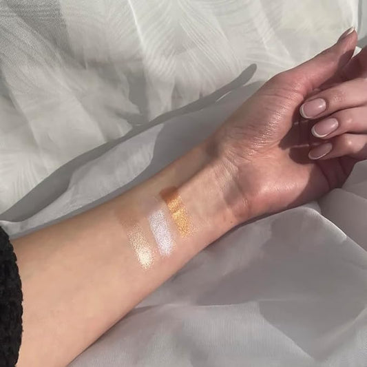 Phase Zero Makeup Cream Highlighter- "Sicilian Summer" - 6g / 0.212oz - Full Size Refill - For a Long Lasting, Natural, Radiant Glow