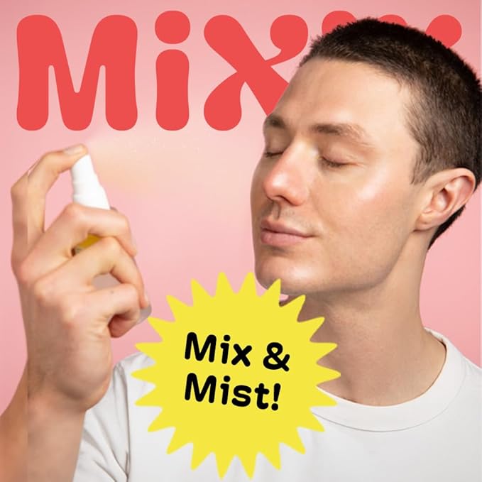 MIXIK Deep Oil Cleanser Spray - Skin Care, Makeup and Sunscreen Remover, Alcohol Free Facial Oil Cleanser Wash, Eye Makeup Remover, Surfactant Free (80 ml (2.7 fl oz) Full Size)