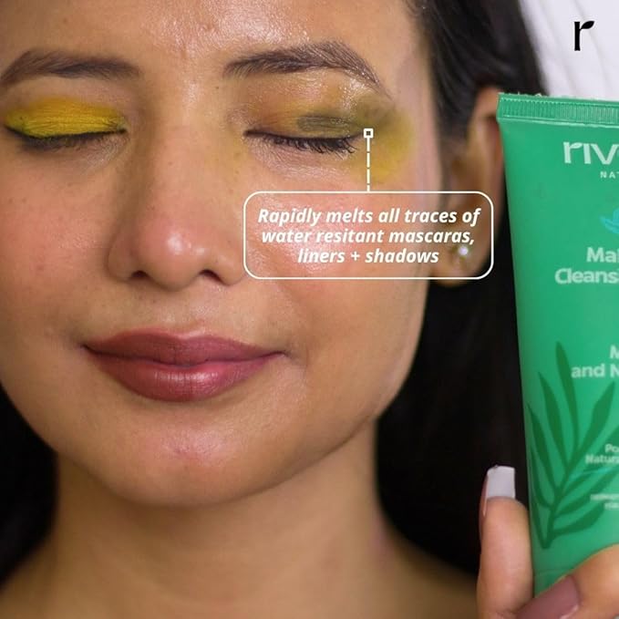 Makeup Cleansing Balm | Gently Removes Make-Up & Hydrates | Removes Excess Oil & Dirt enriched with 12 Active herbs |All Skin types |100G