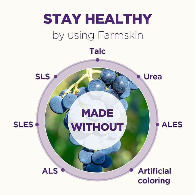 FARMSKIN Freshfood For Skin Mild Greape Micellar Cleansing Water (10.1fl.oz, 300ml) - Micellar Cleansing Water for Face/Makeup Remover & Cleanser/Non-Irritating/Korean Skin Care