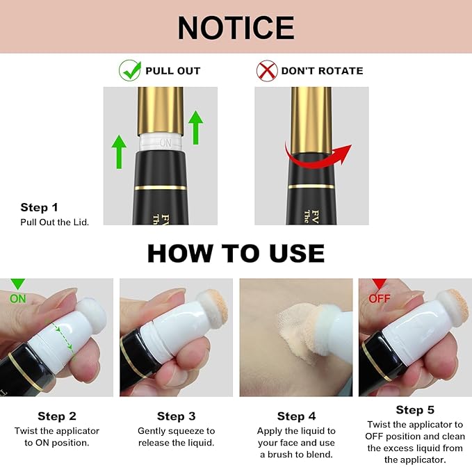 FV 2PCS Cool Toned Contour & Highlighter Stick, Blendable & Natural Finish Liquid Contour Makeup Set, Long Lasting & Creamy Texture Face Illuminator & Shaping Stick, Cruelty-free & Vegan, 01&04