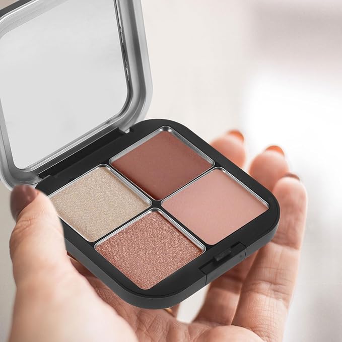 Empty Lipstick Palette Magnetic Eyeshadow Palette Makeup Foundation Blush Container with Mirror for Women