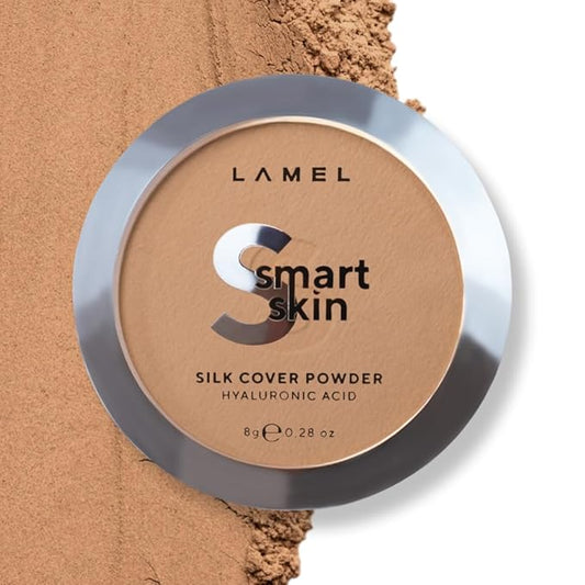 Smart Skin Silk Compact Powder - Long Lasting Pressed Finishing Powder - Oil Control Makeup, Suitable for Dry Skin, Lightweight Formula - 405 Tan Beige 0.28 oz