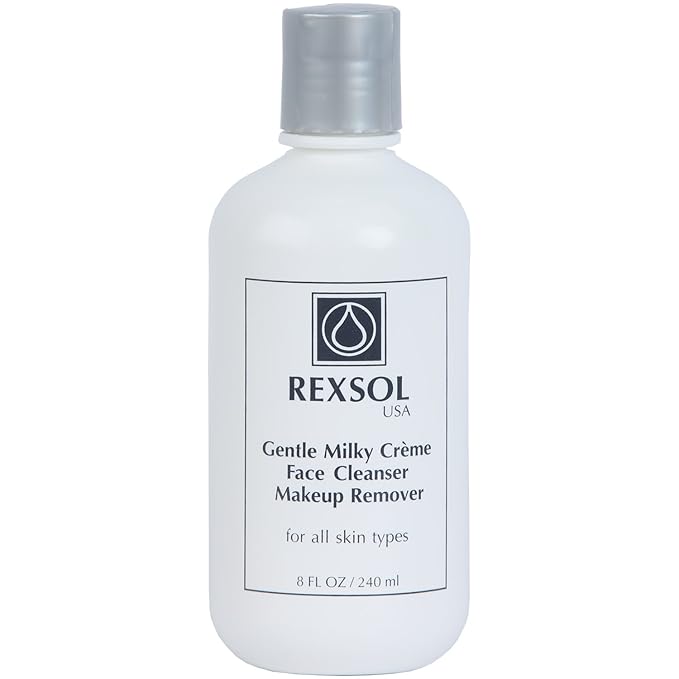 REXSOL Gentle Milky Crème Face Cleanser Makeup Remover (240 ml / 8 fl oz)