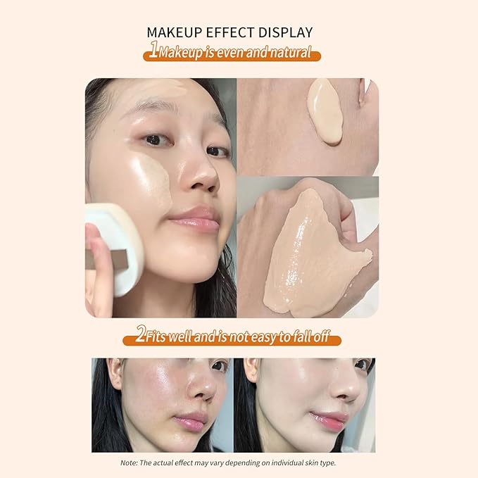 BLUE LOVE BB Cream - Lightweight Tinted Moisturizer & Liquid Foundation, Sheer Coverage Concealer Makeup, Hydrating Skin Tint for All Skin Types. 2.13 Fl Oz (Natural Color)