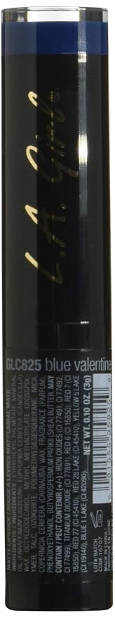 L.A. Girl Matte Flat Velvet Lipstick, Blue Valentine, 0.1 Ounce (GLC825)