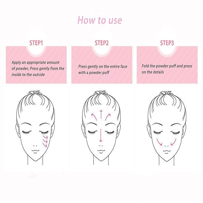 Allaura Beauty Blurring Powder, Blurring Setting Powder By Allaura, Allaura Beauty Pink Setting Powder, Pink Blurring Powder For All Skin Tones (03#, One Size)
