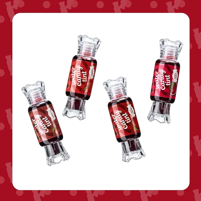 THESAEM Saemmul Water Candy Tint #1 Cherry - High Pigment Long Lasting Lip Stain Juicy Fruity Vivid Colors – Transfer Proof, Weightless & Smudge Proof, 0.3 fl.oz.