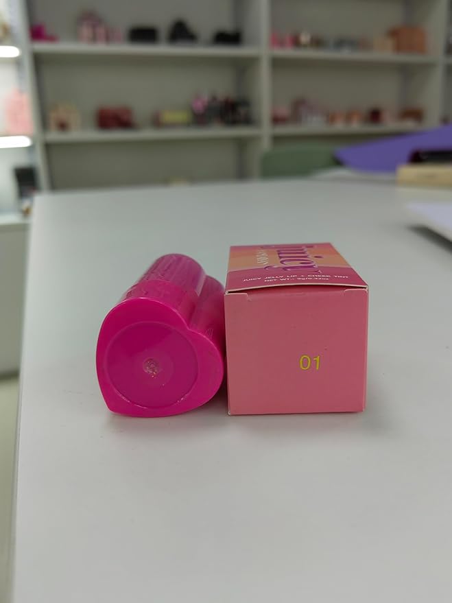 Jelly Blush, 3-In-1 Multi-Use Blush Stick for Eyes, Cheeks & Lips, Hydrating Texture (04, 1 PCS)