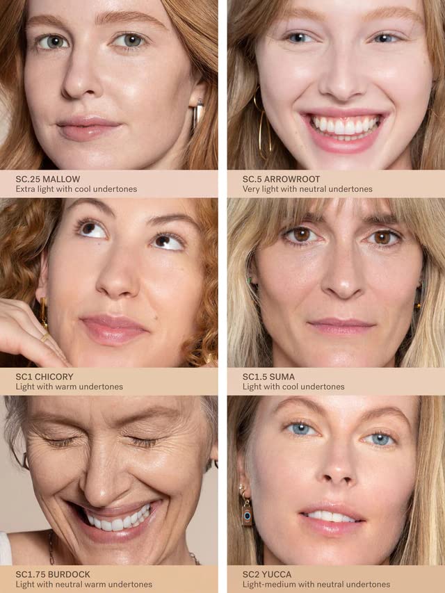 ILIA - True Skin Serum Concealer | Non-Comedogenic, Cruelty-Free, Vegan, Safe For Sensitive Skin, Reduces Appearance of Dark Circles + Blemishes (Suma SC1.5, 0.16 oz | 5 ml)
