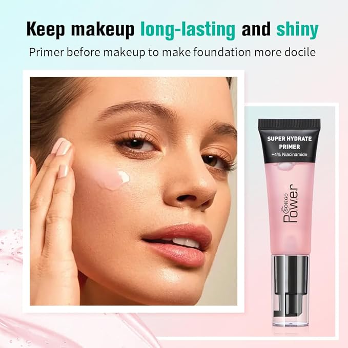Power Face Primer, Hydrating Face Primer, Moisturizes Primes, Primer Face Makeup, Makeup Primer, Face Primer, Hydrating Primer, Perfect Gel-Based, Hydrating Face Primer