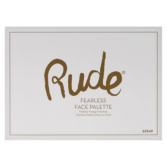 Face Palette - Fearless by Rude Cosmetics for Women - 0.634 oz Makeup