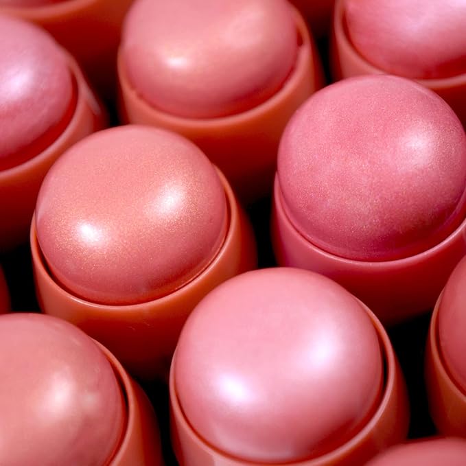 Palladio I'm Blushing 2-in-1 Cheek and Lip Tint, Buildable Lightweight Cream Blush, Sheer Multi Stick Hydrating formula, All day wear, Easy Application, Shimmery, Blends Perfectly onto Skin, Peach