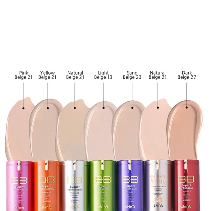 SKIN79 Super Plus Beblesh Balm Pink BB 40g All Day Lasting BB Cream - Made In Korea US exclusive Version K Beauty Flawless Radiant Base Foundation Makeup Blemish Cover Tinted Moisturizer Pink 21 color