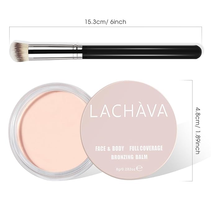 Full Coverage Cream Concealer Kit with Brush - Hydrating Waterproof Under-Eye Concealer for Concealing Dark Circles, Acne, Blemishes, Pores, and Spots (#02)