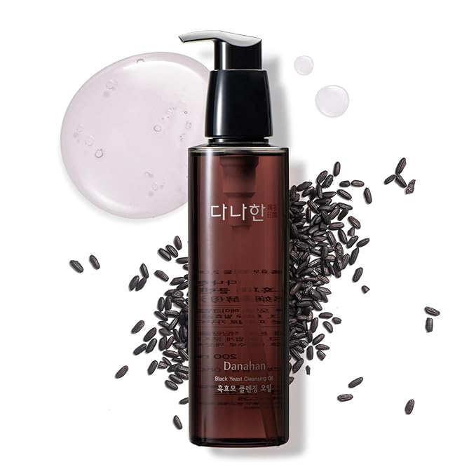 Black Yeast Cleansing Oil 200ml 6.76 Fl. Oz. Gentle Makeup Remover Facial Cleanser Plant-based Vegan Oil Korean Skincare