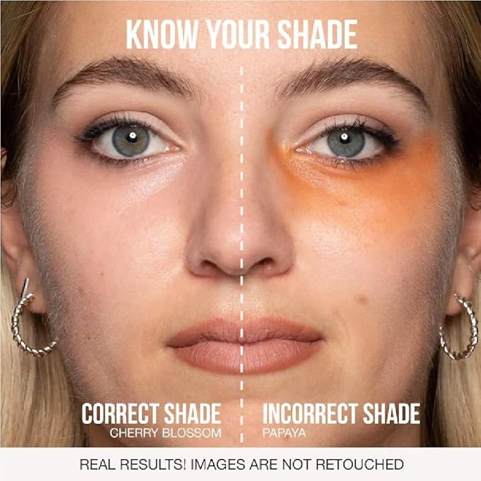 H.U.D.A BEAUTY #FAUXFILTER Under Eye Color Corrector 0.3 oz / 9 mL (Peach, 0.3 oz / 9 ml) + Bonus Acne Patch (36 Pieces)