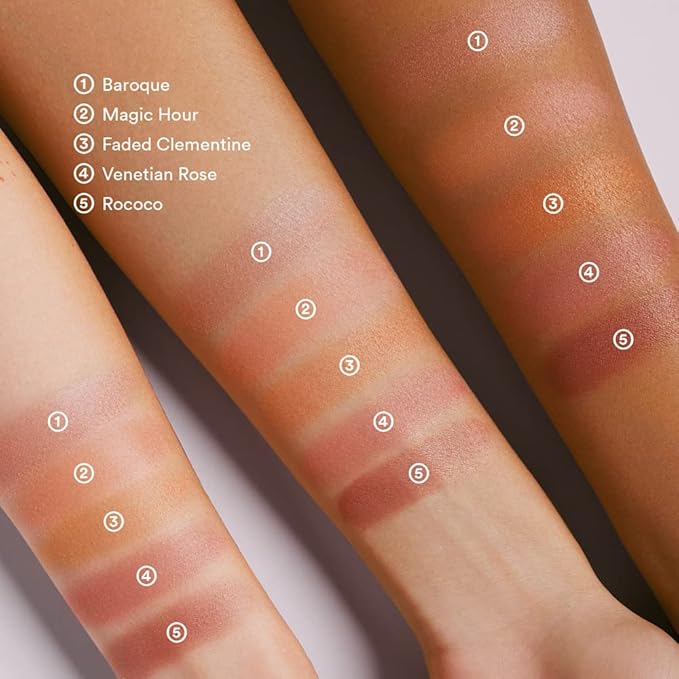 Heaven's Glow Radiant Veil Blush, Baked Powder Blush, 8g (Rococo)