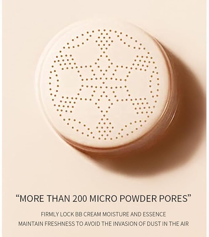 GL-Turelifes Mushroom Head Air Cushion CC Cream Foundation Water Feeling Flawless BB Cream Moisturizing Oil Control,lightweight & Smoothing Natural Face Concealer (F-01 Ivory, 0.53 Oz)