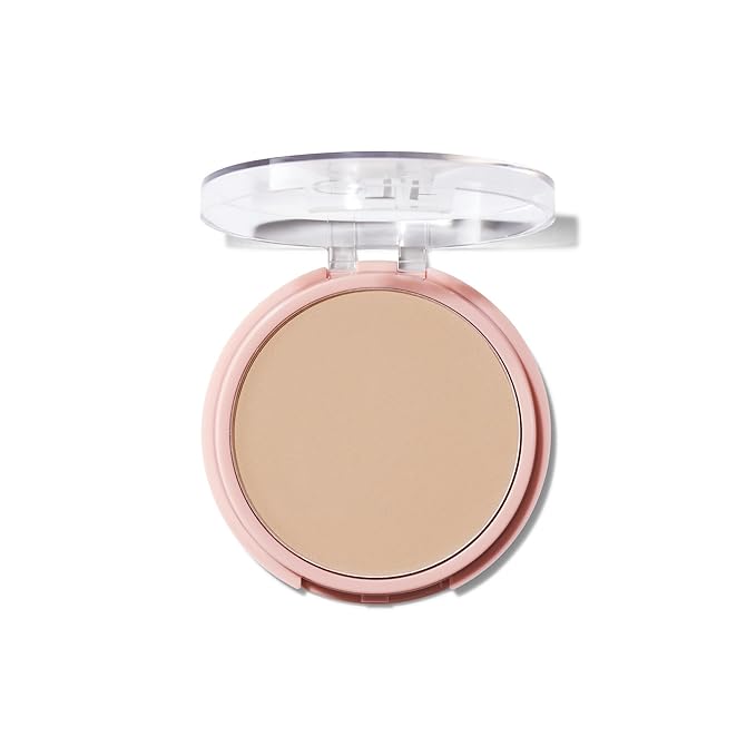 e.l.f. Halo Glow Powder Filter, Ultra-fine Finishing Powder, Smooths The Look of Pores & Fine Lines, Creates A Soft-Focus Glow, Vegan & Cruelty-Free, Light Neutral