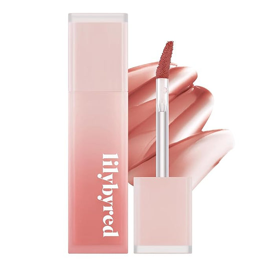 lilybyred Sweet Liar Milky Tint | Korean Moisture Matte Lip Stain, Milk Foam Texture, Hydro-Matte Barrier, Blurring Soft, Lightweight, Long-Lasting, Smudge-Proof (09 Fig Toast)