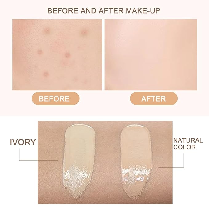 Honey and Pine Makeup Moisture Cushion, Honey and Pine Makeup Concealer Foundation, My Honey and Pine Cc Cream, Air Cushion Foundation Color Correcting for All Skin Types (02# NATURE, 1)